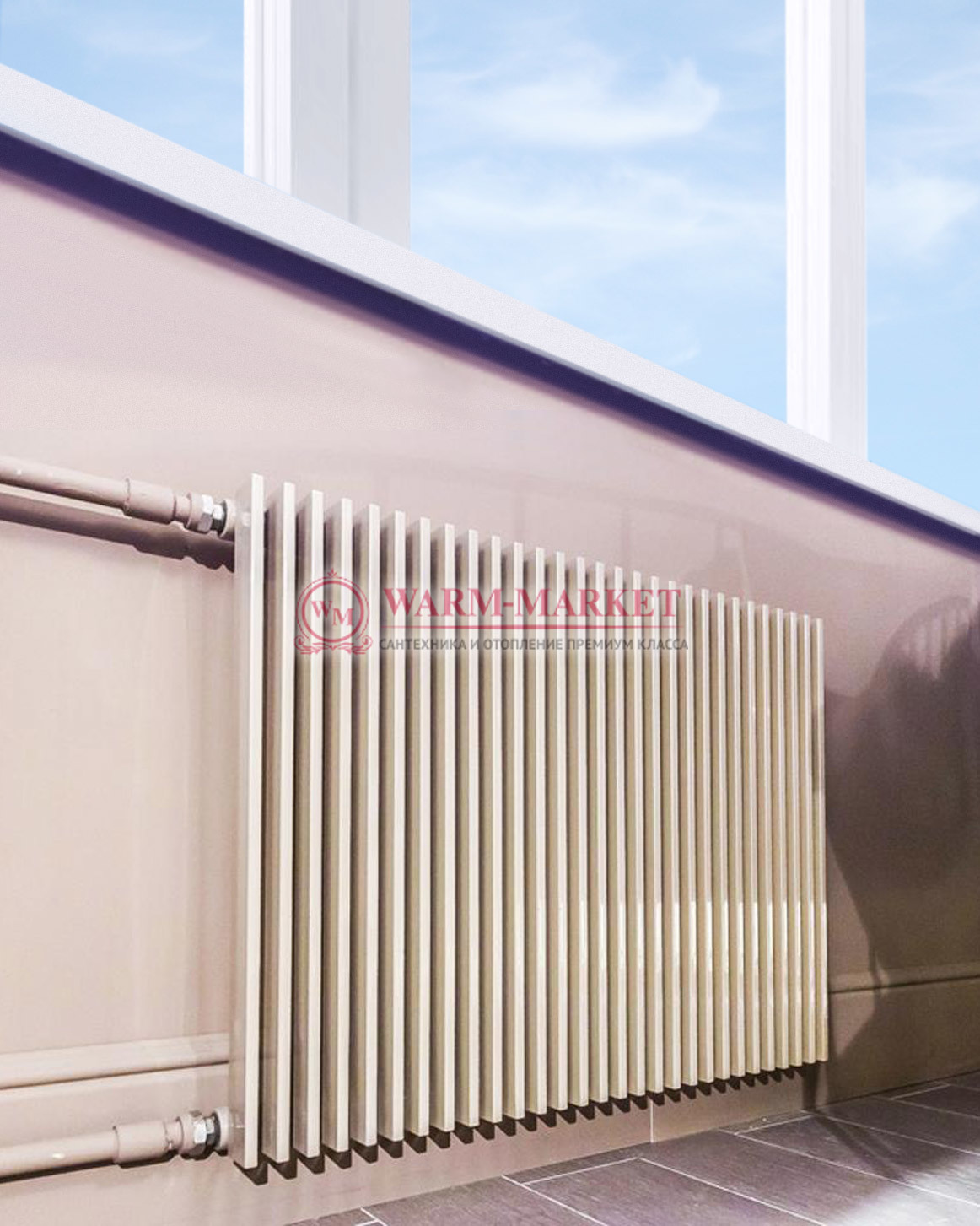 Вертикальные батареи отопления: Вертикальные радиаторы  в “Экон .