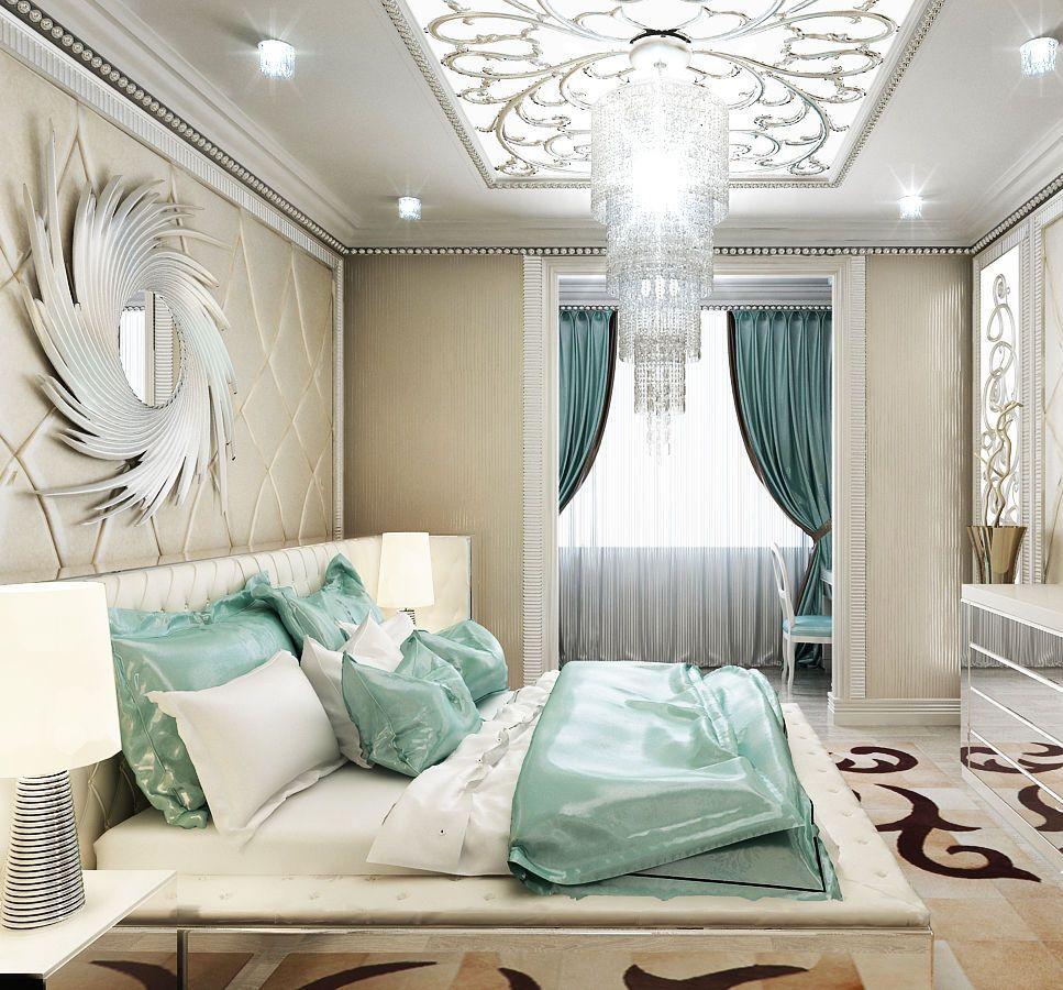 Спальню в классическом стиле лучше всего декорировать тканевой драпировкой 
