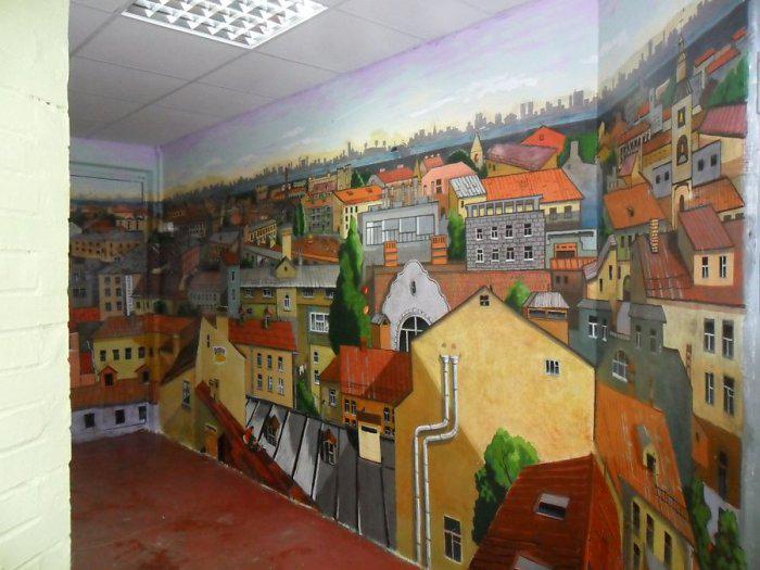 Можно ли рисовать на стенах домов