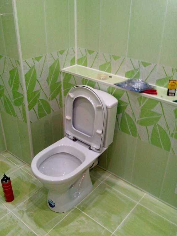Фото туалета в квартире после ремонта пластиковыми панелями