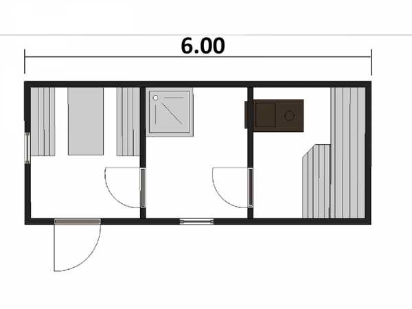 Планировка бани 3х5 мойка и парилка и комната отдыха
